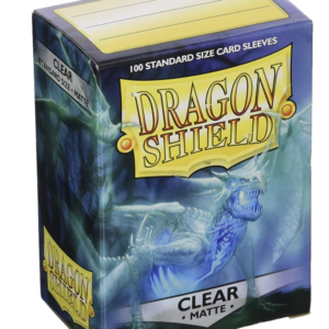 Dragon Shield Standard 100ct Matte Clear Sleeves 63x88mm